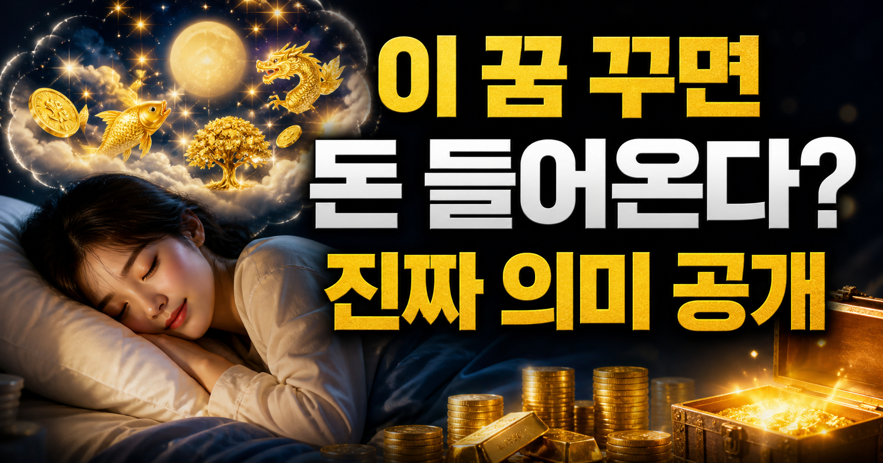 이 꿈 꾸면 돈 들어온다?