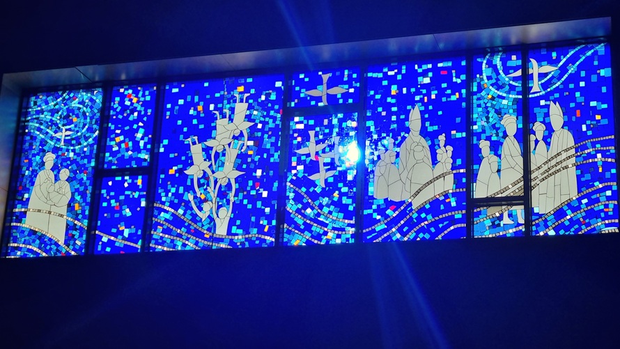 제주 김기량성당 스테인드글라스