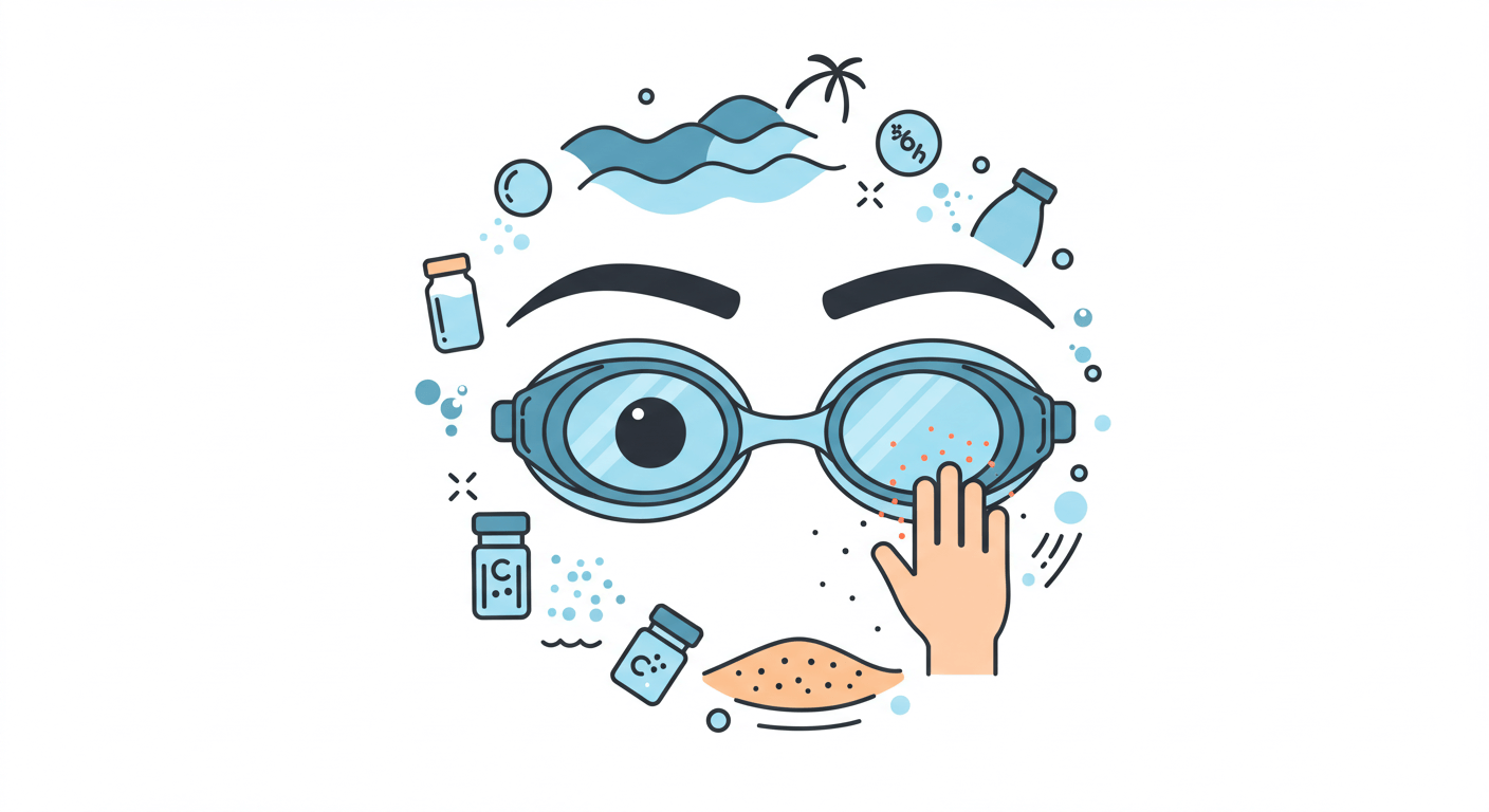 물놀이와 외부 자극으로 인한 망막 손상