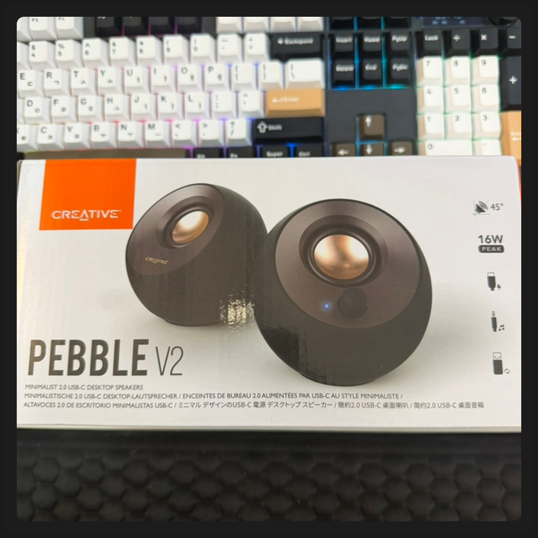 크리에이티브 PEBBLE V2 스피커