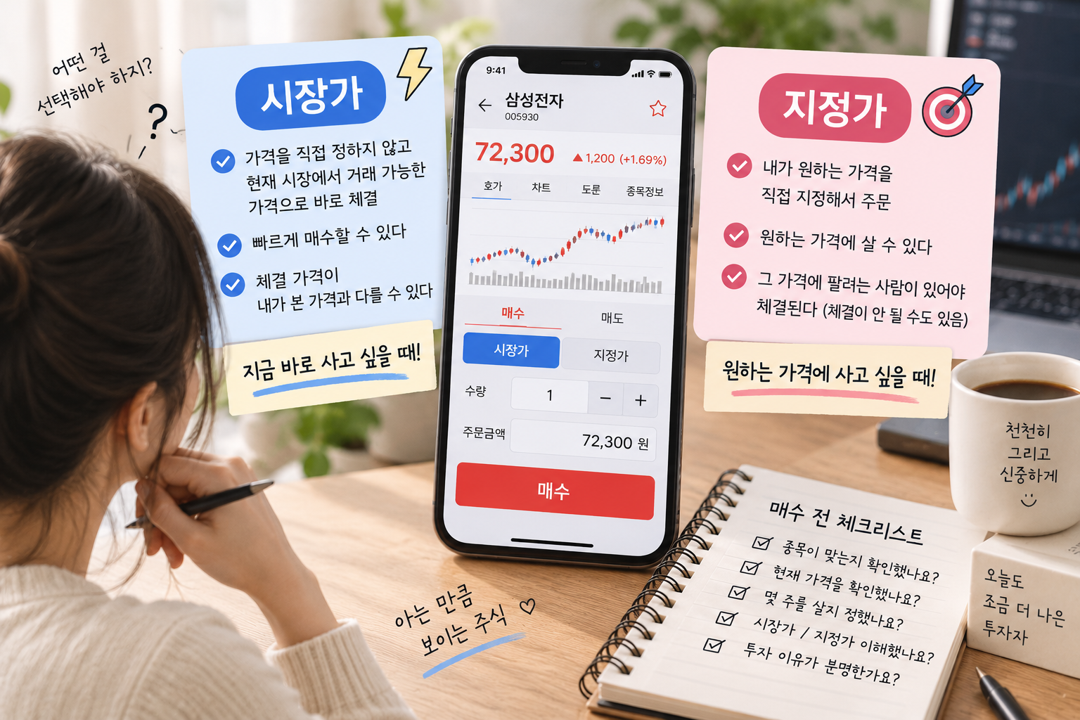 시장가로 살까 지정가로 살까｜처음 주식 주문하기