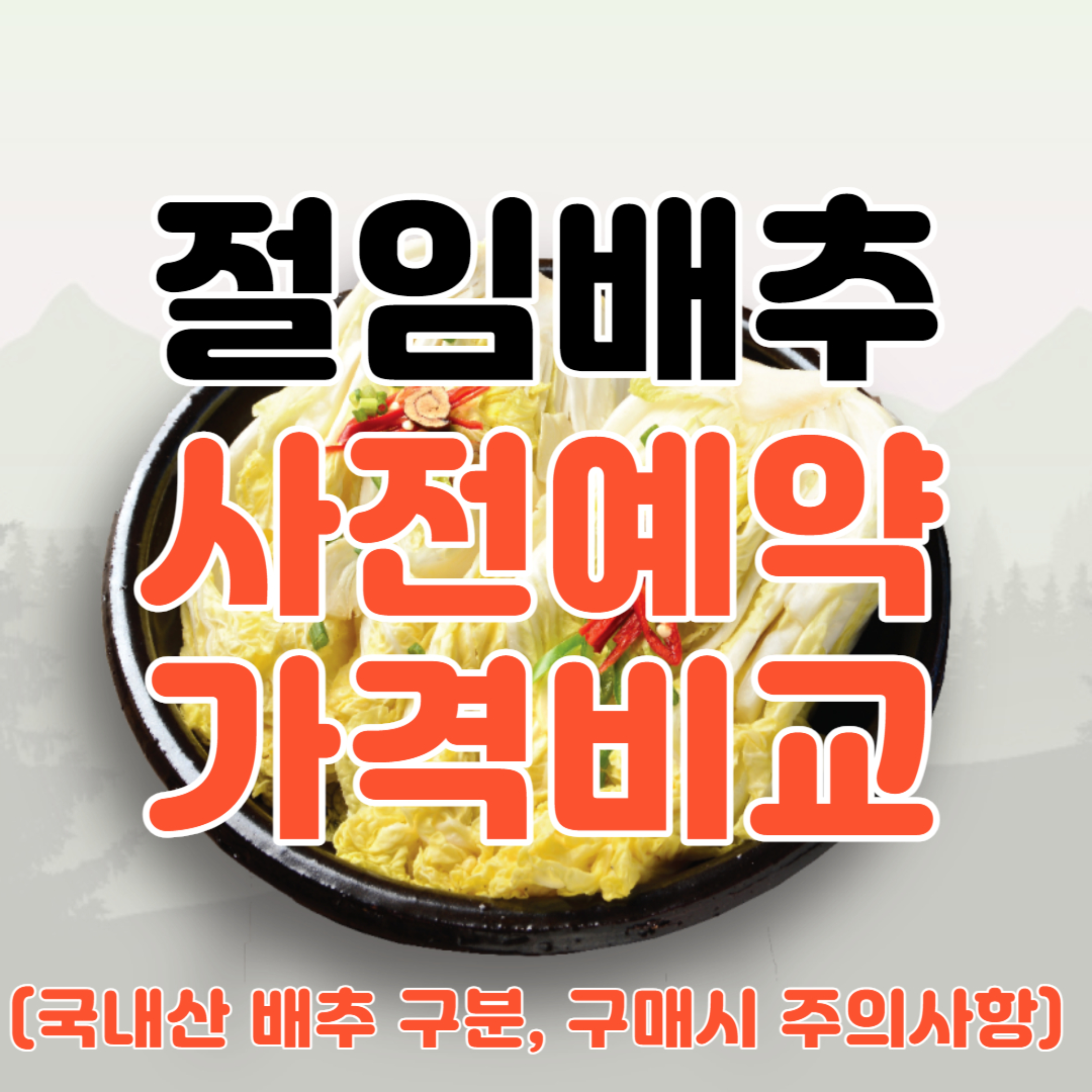 절임배추