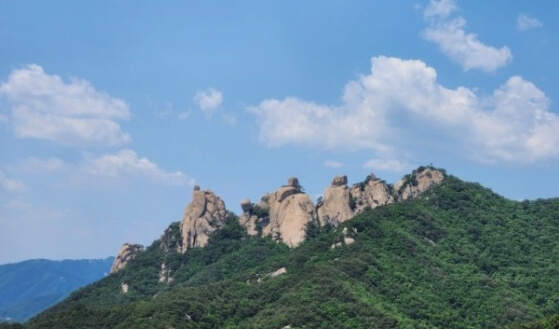 도봉산의 암반