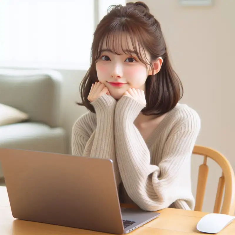 국내주식-사는법을-알아보는-여성의-모습