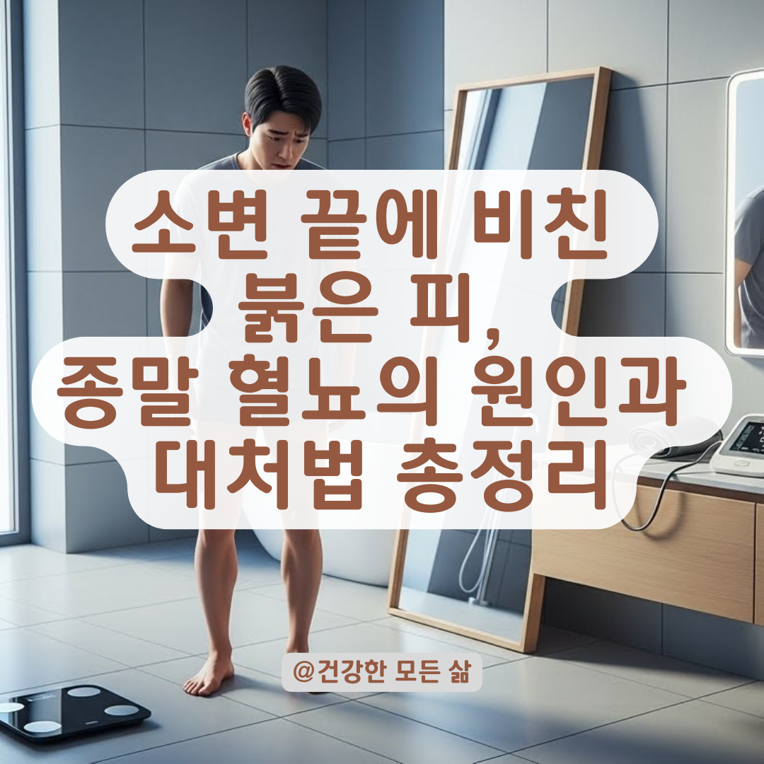 소변 끝에 보이는 붉은 피, 종말 혈뇨가 발생하는 의외의 이유