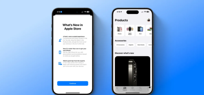 Apple Store 앱이 새로운 'Go Further' 탭과 함께 대대적인 디자인 업데이트(이미지출처-9to5mac)