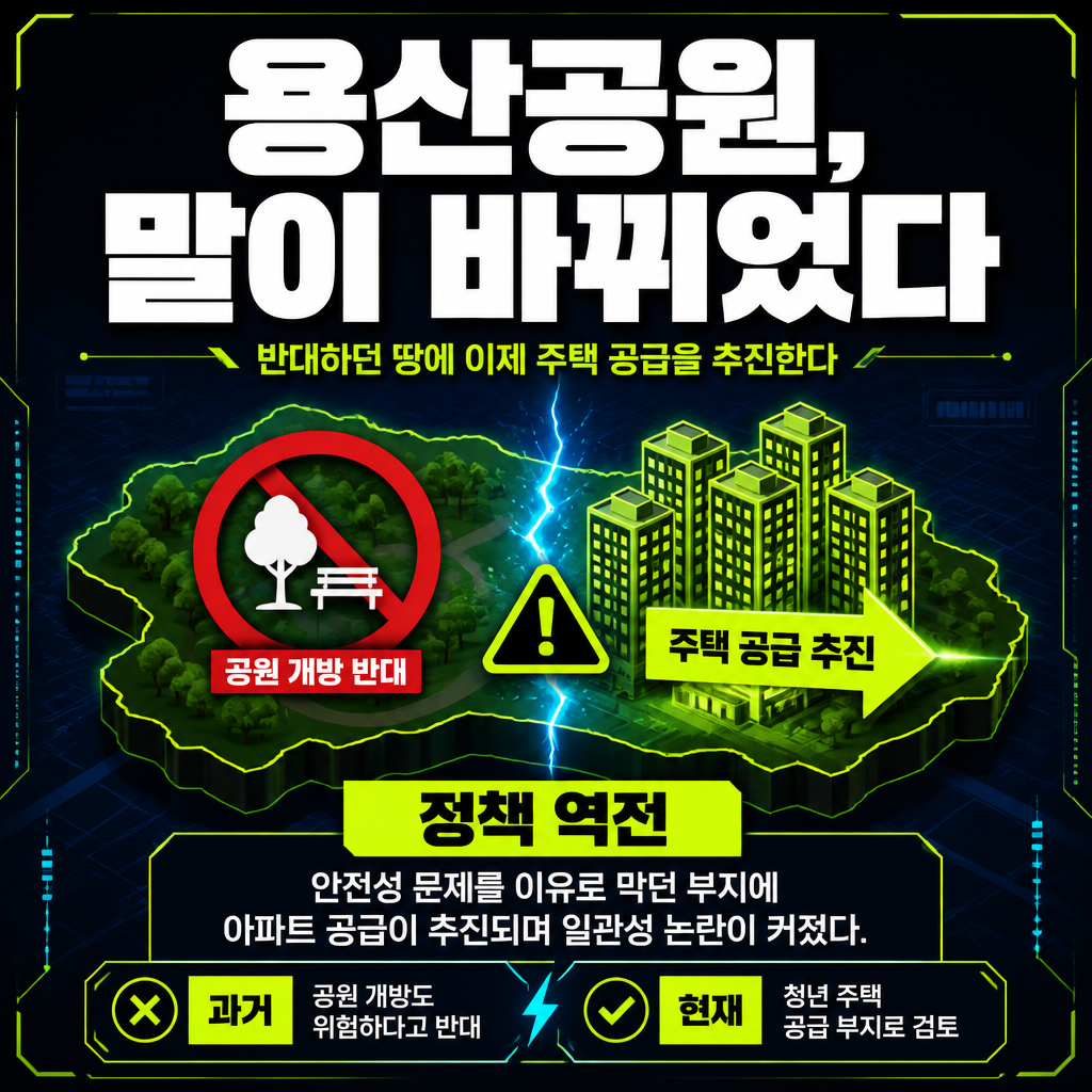 용산공원, 말이 바뀌었다
