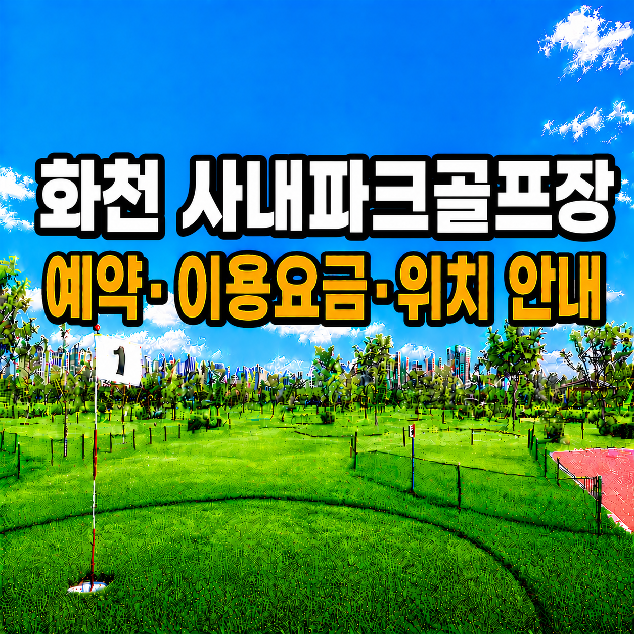 화천 사내파크골프장 예약&middot;이용요금&middot;위치 안내 (강원 파크골프장 총정리)