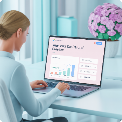 연말정산 미리보기 이미지