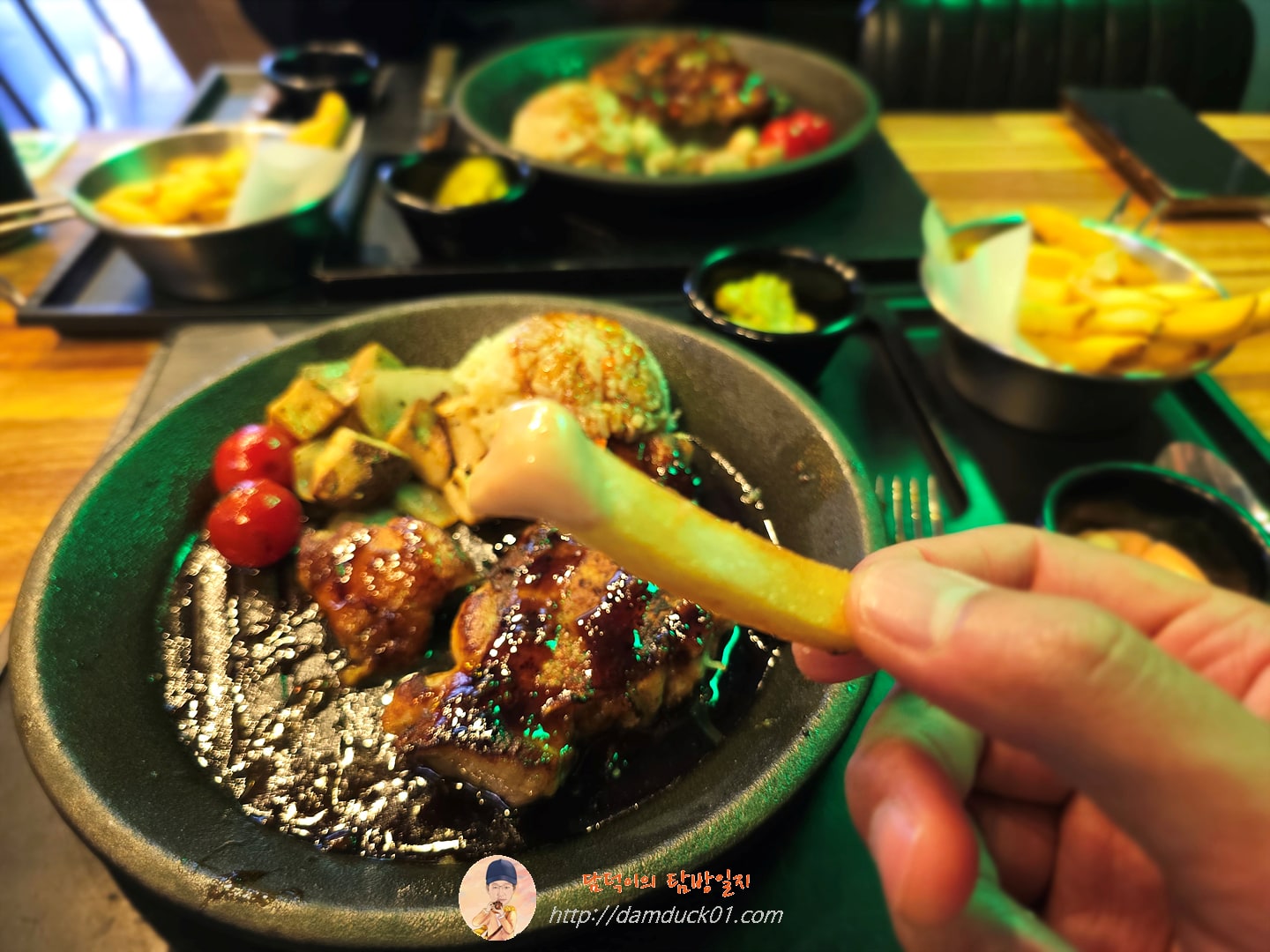 그릴 치킨 스테이크