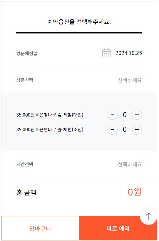 에버랜드 은행나무숲 예약하기