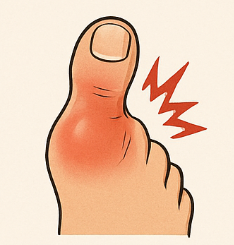 통풍과 관련된 이미지