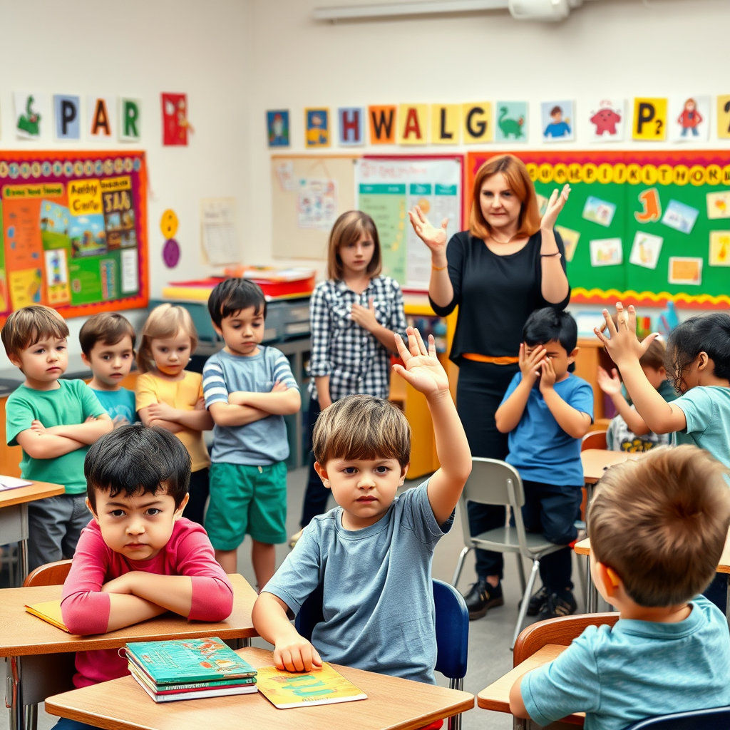 화를 내는 아이
