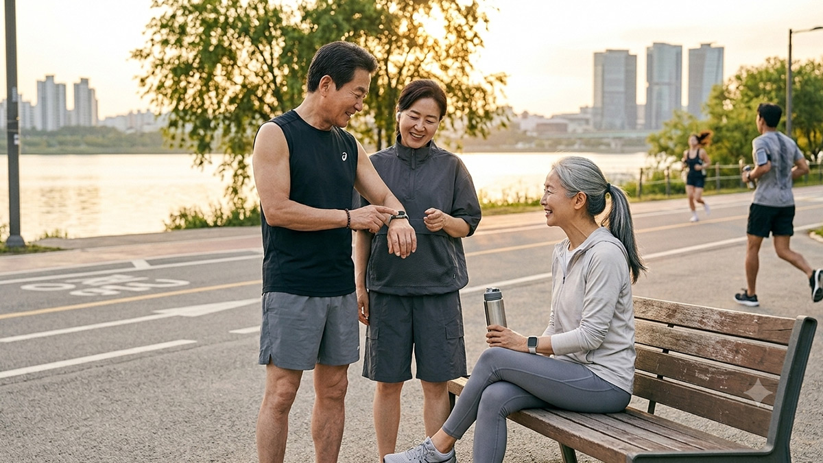 활동적이고 디지털 친화적인 시니어 세대 그랜드 제너레이션