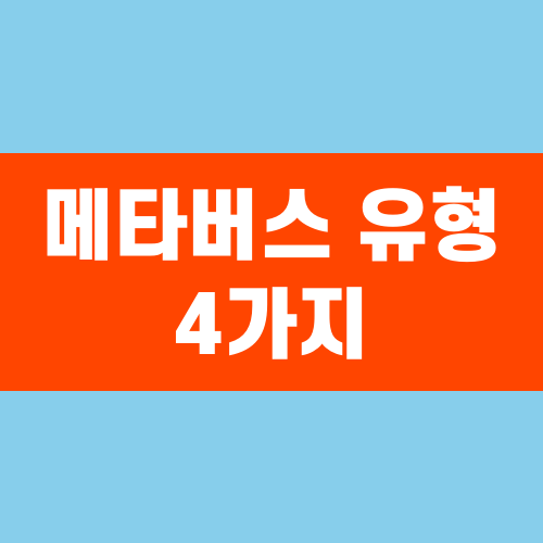 메타버스 유형 4가지