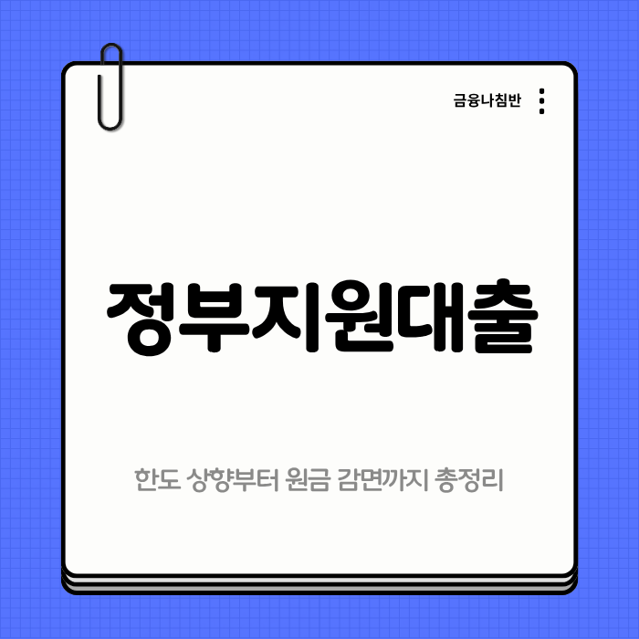 정부지원대출 01