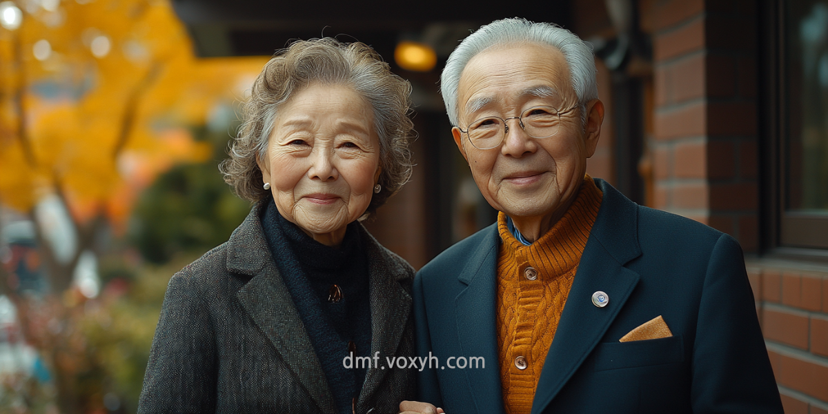 기초연금을 받는 노부부