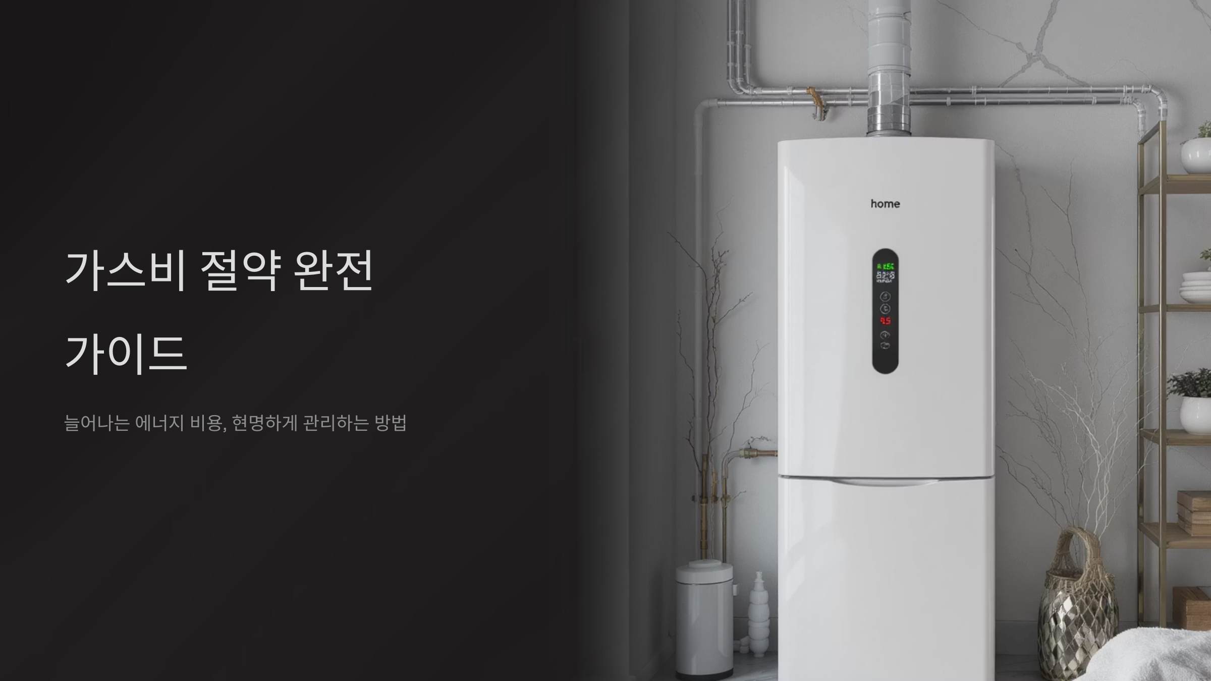 가스비 절약하는 실전 꿀팁 대공개