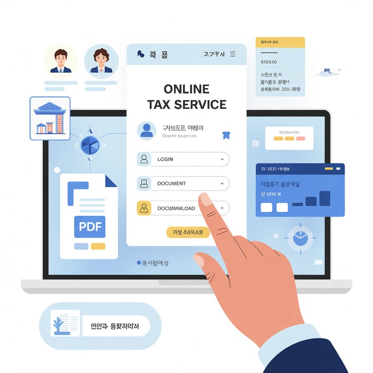 원천징수영수증 인터넷발급