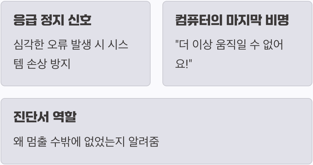 공포의 파란 화면, 그 정체는?