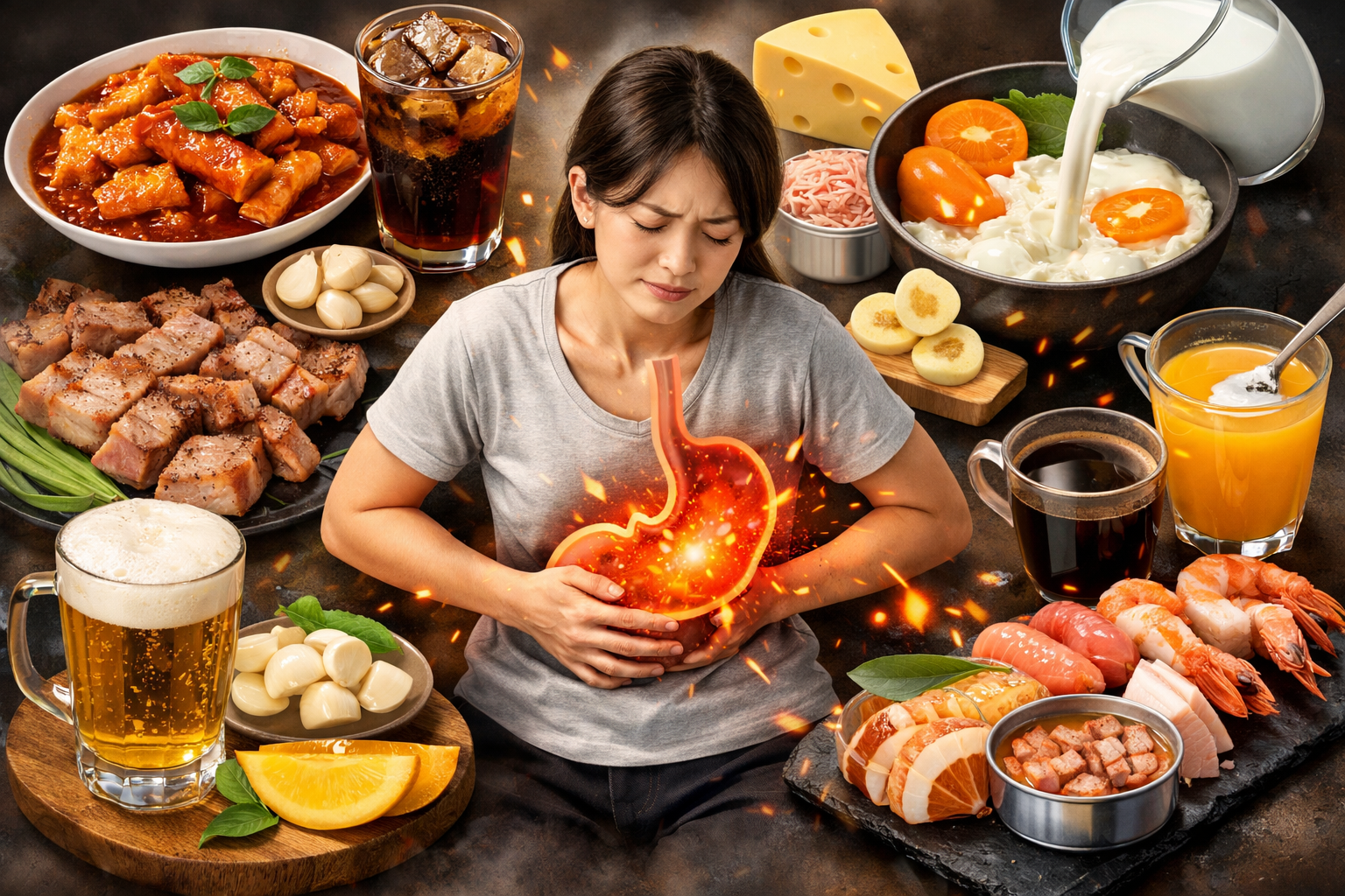 위장 장애 부르는 음식궁합