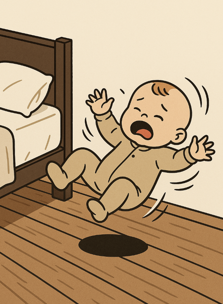 아기 낙상사고 관련 사진