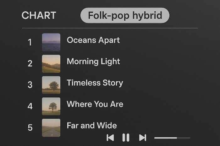 포크팝 하이브리드 장르의 성장세