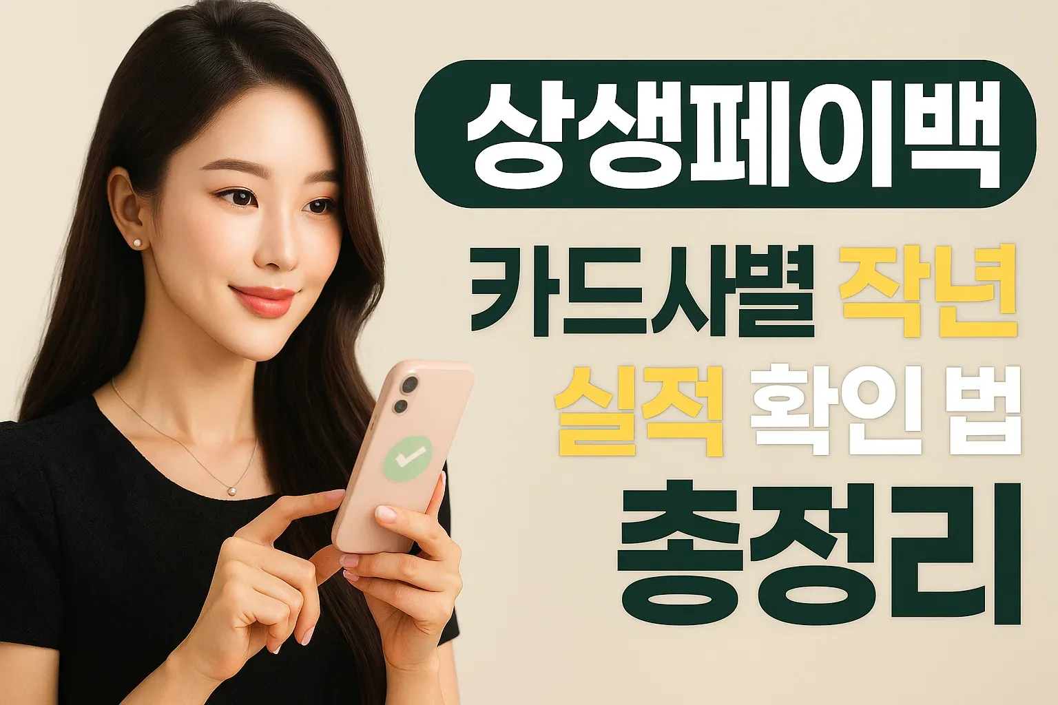 상생페이백 카드사별 작년 실적 확인 방법 총정리