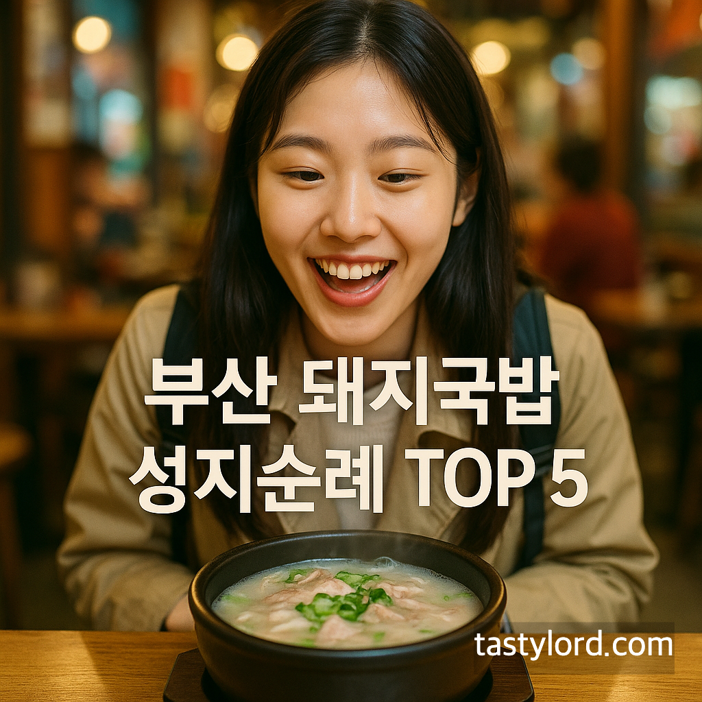 부산 돼지국밥 성지순례 TOP 5