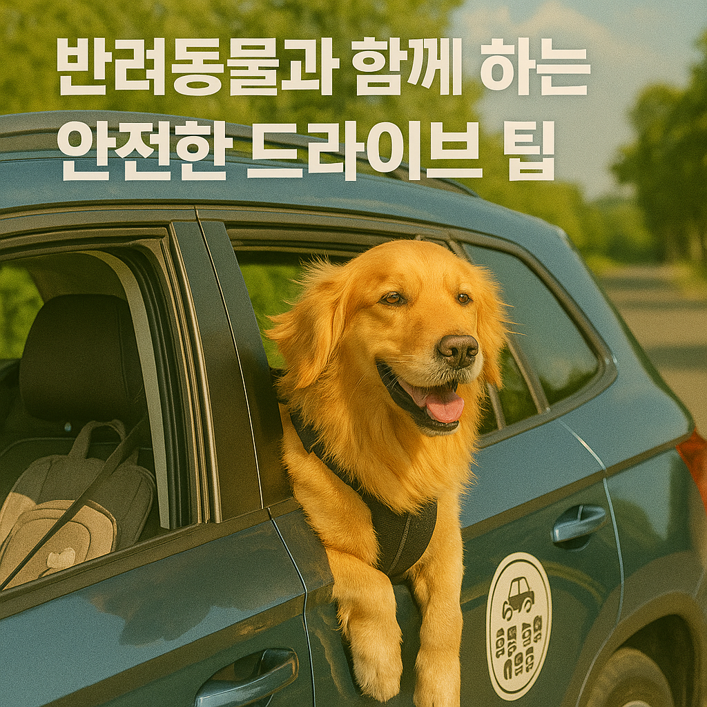 반려동물과 함께하는 안전한 드라이브 팁