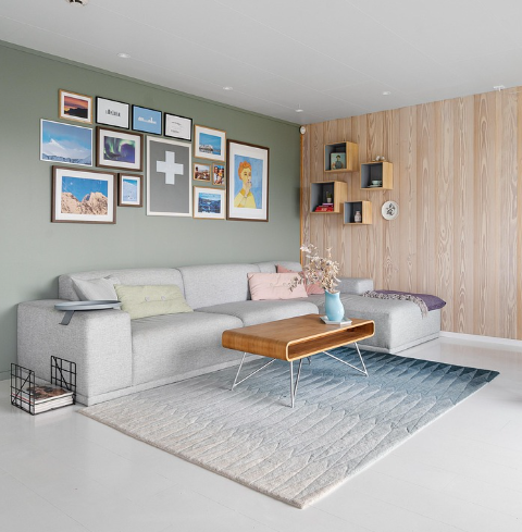 페브릭 연출 인테리어