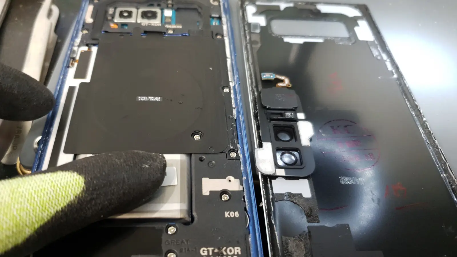 갤럭시 노트8 (SM-N950N)꺼졌다 켜졌다 반복 증상 계속되는 재부팅 데이터복구