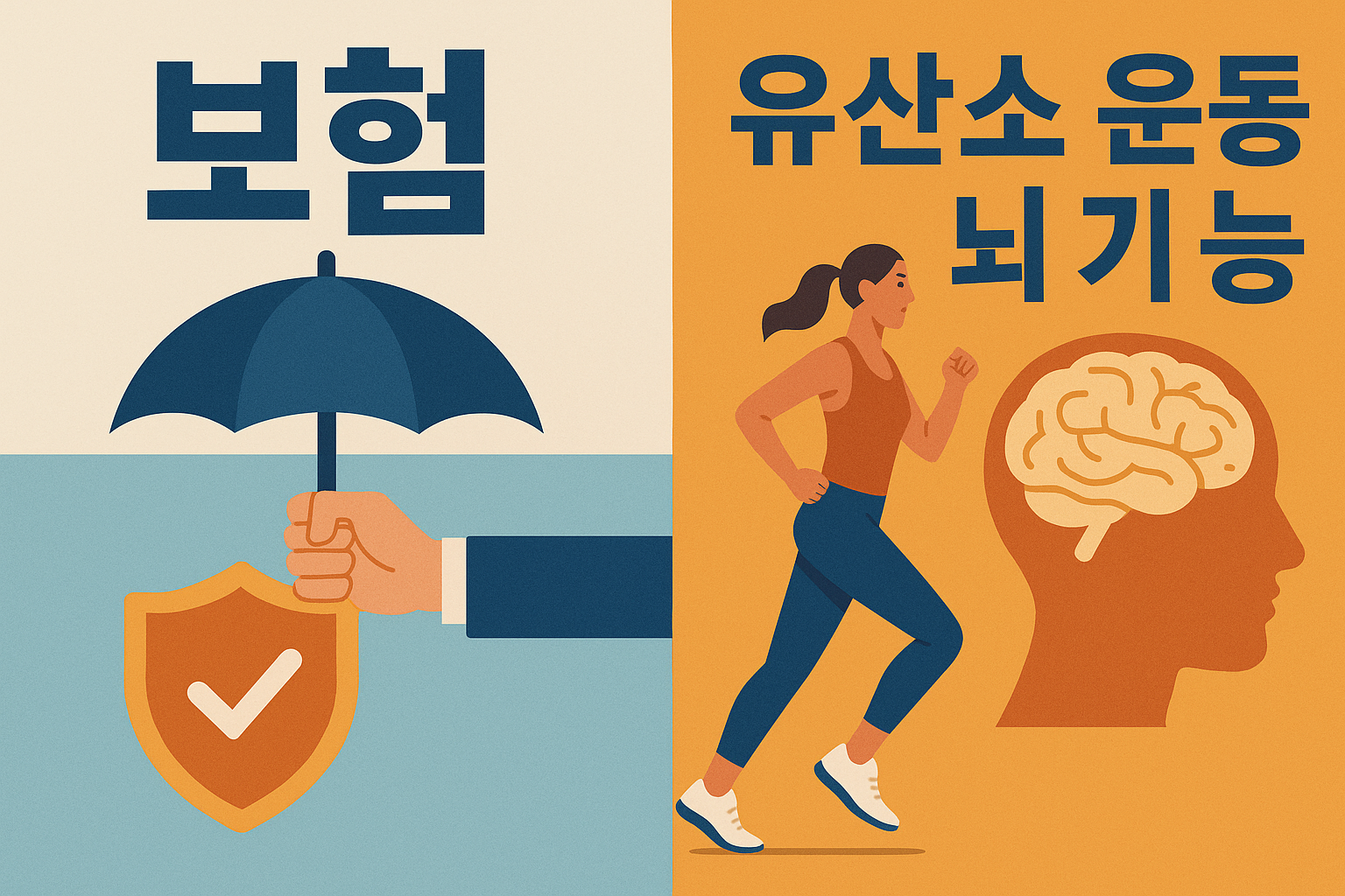 유산소운동, 뇌기능개선, 보험료 폭증 리스크 감소