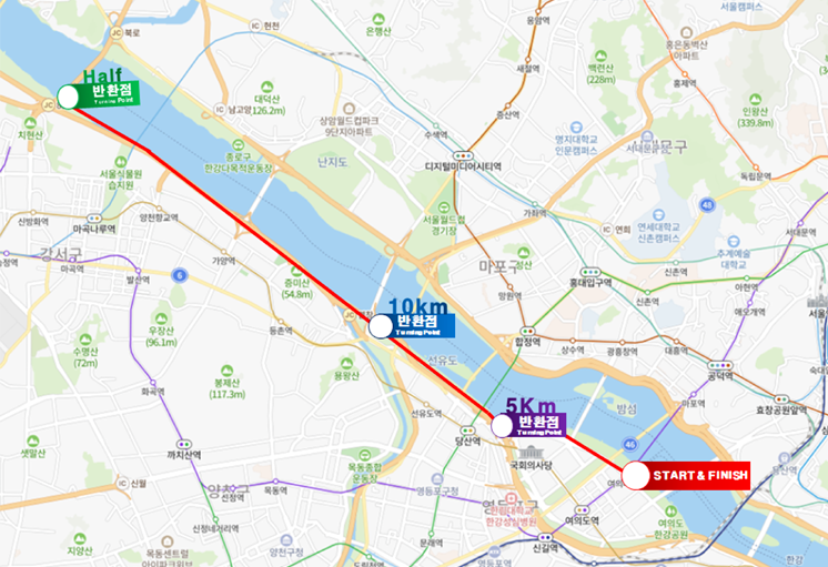 여의도 벚꽃 마라톤