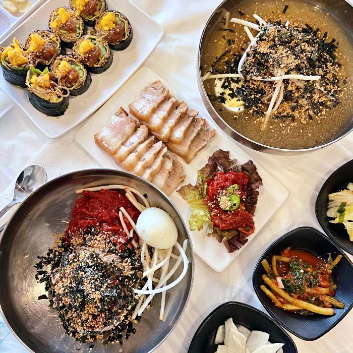 생방송 오늘저녁 강릉 강문 해변 밥 대신 메밀면을 넣은 메밀 김밥 맛집