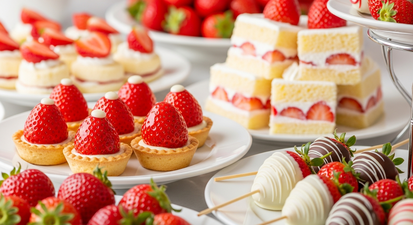 크리스마스 기간에 한발 앞서 시작되는 상큼한 딸기 뷔페