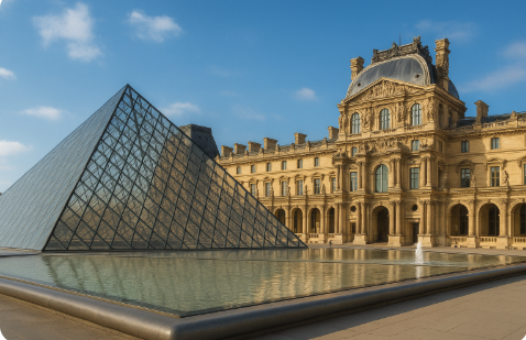 파리 루브르 박물관 관련 이미지