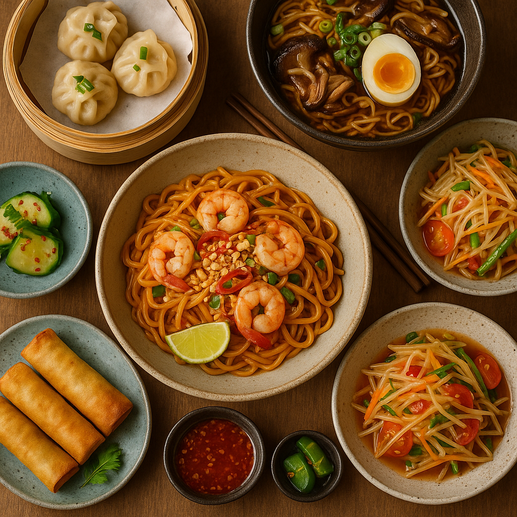 아시안 음식 다이어트 중 선택