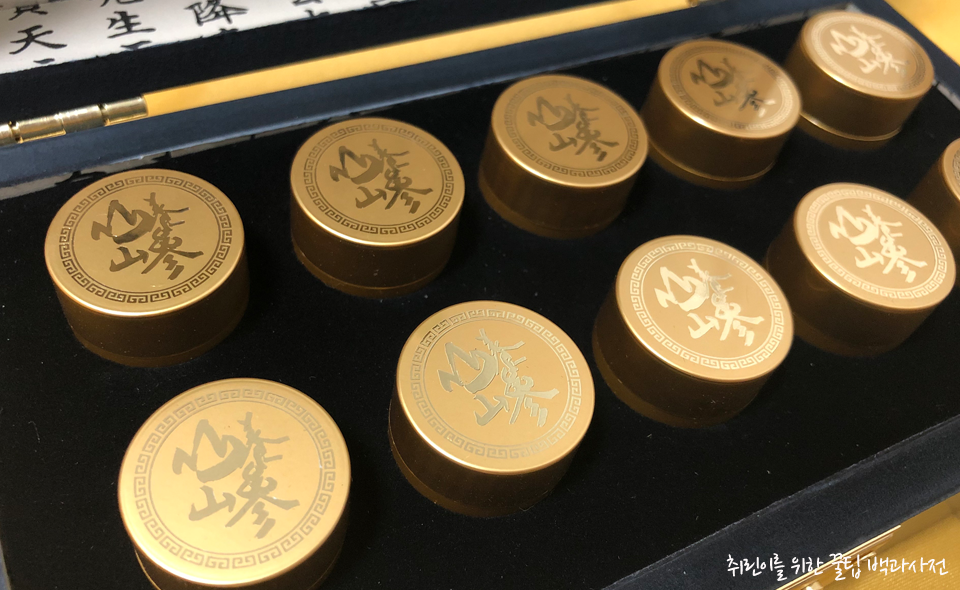 산양삼 천향단 개별 포장