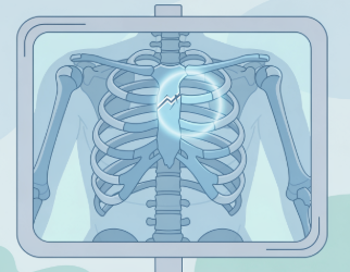 오른쪽 갈비뼈 아래 통증