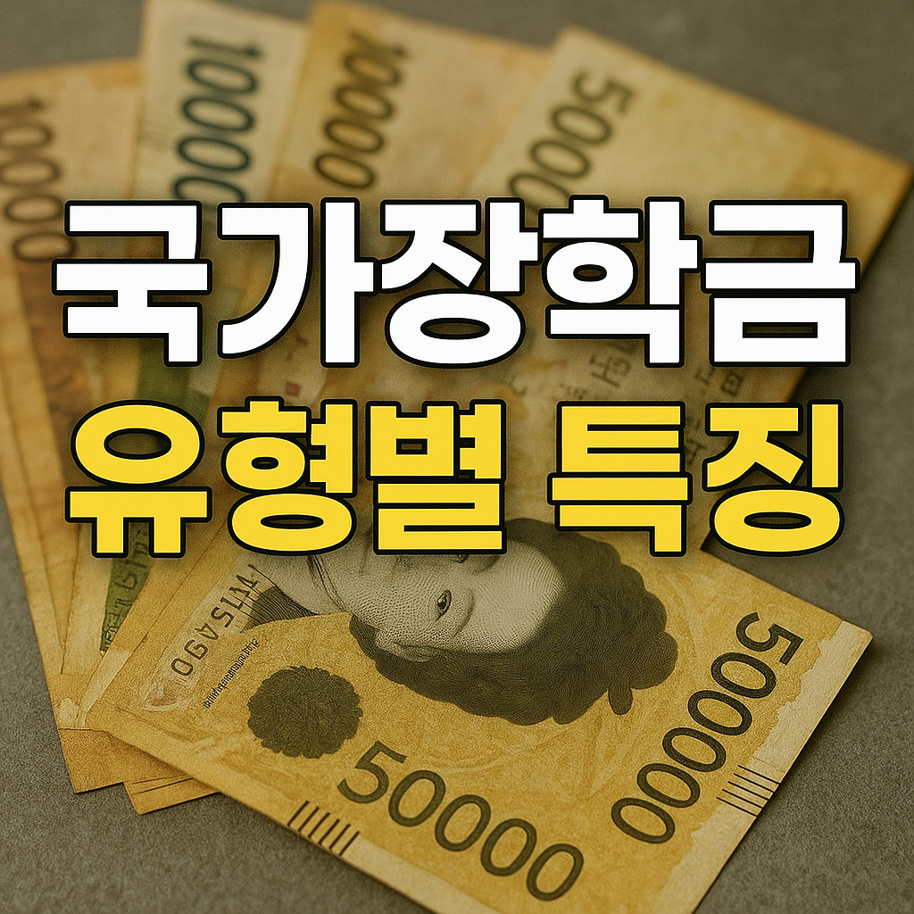 국가 장학금 유형별 특징