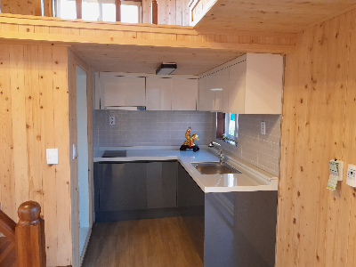 10평 이동식 주택 싱크대