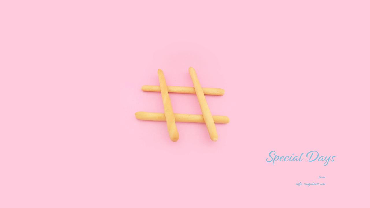 04 해시태그 C - Special Days 핑크배경화면