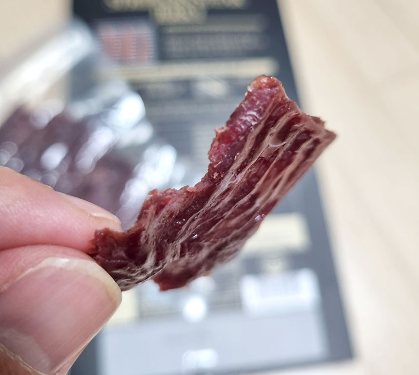 육포 절단면