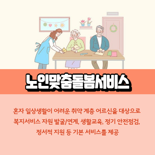 노인맞춤돌봄서비스