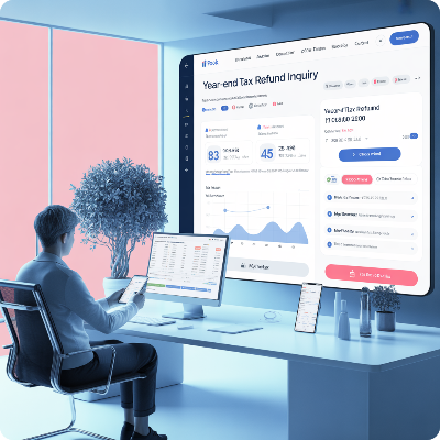 연말정산 환급금 조회 이미지