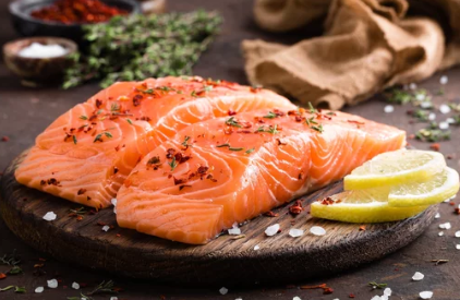 연어,블루베리/출처:어도비스톡