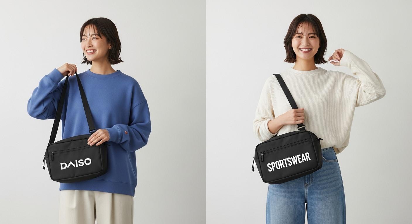 다이소 운동복 가방