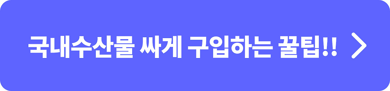 국내산 수산물 싸게 구입하는 꿀팁_제로페이 상품권 20% 할인