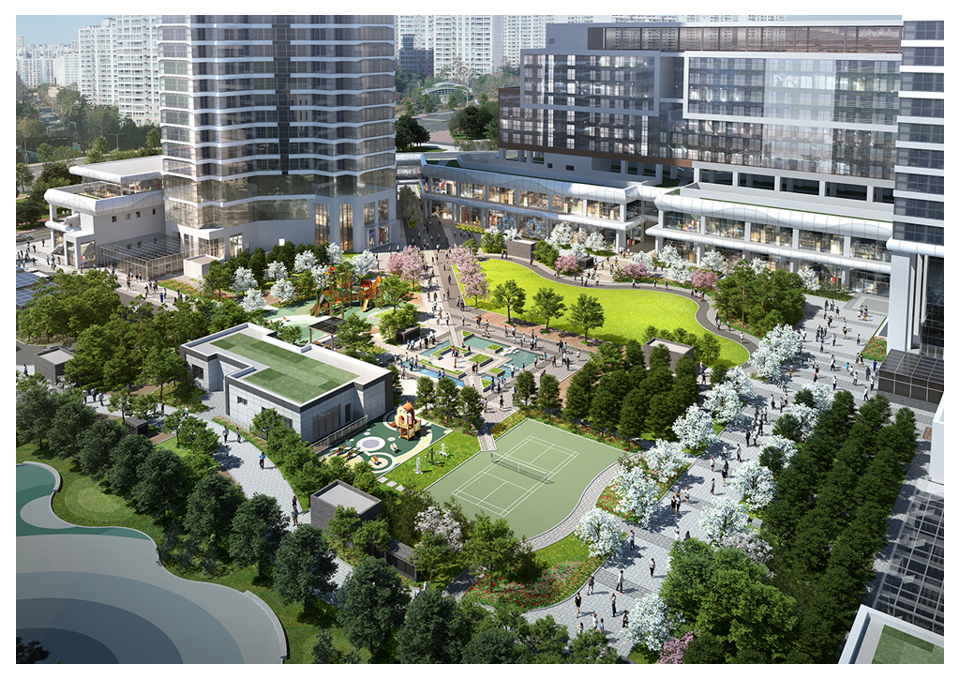 송도 아메리칸타운 더샵 조감도 4